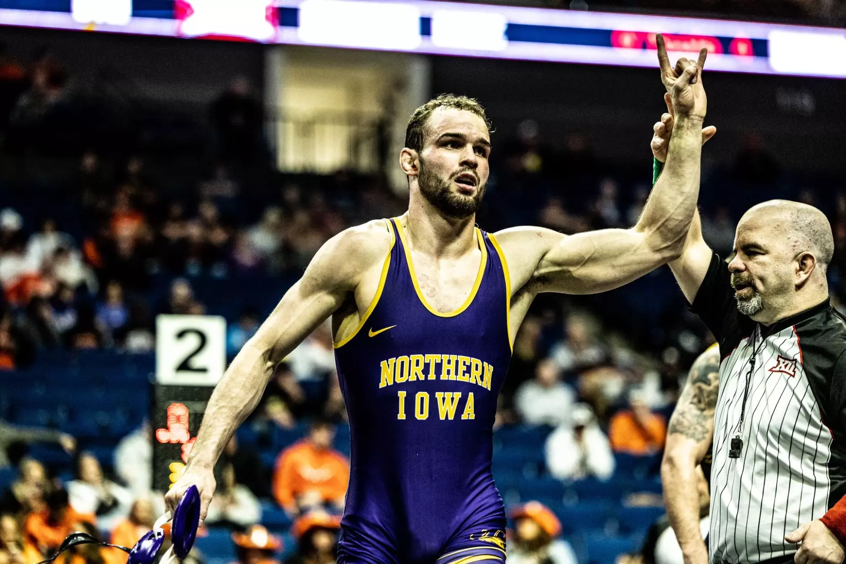 UNI wrestling at 2023 Big 12 Championships