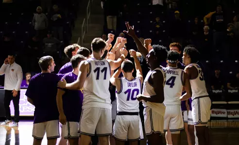 MBB Team Huddle (2024-25 vs. Dubuque)