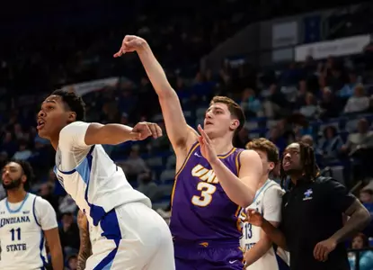 UNI men's basketball at Indiana State | Jan. 25, 2025 (Terre Haute, Ind.)