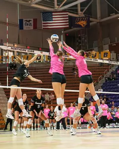Cassidy Hartman & Maryn Bixby (2025 Block vs. Evansville)