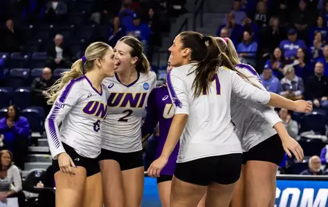 UNI volleyball: Booth, Dykstra, Hartman and Rice named CSC Academic All-District Image