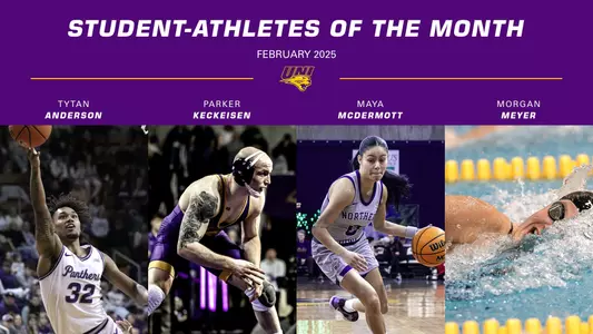 Feb. 2025 SAAC Student-Athletes of the Month