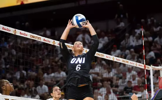 UNI volleyball: Reese Booth earns MVC Player of the Week award