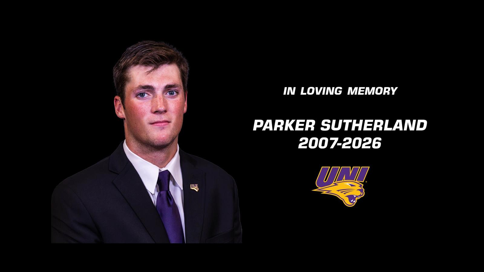 UNI mourns the passing of football student-athlete Parker Sutherland - UNI Athletics