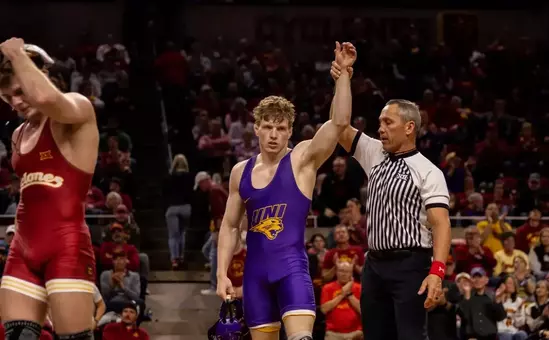 UNI wrestling falls at fourth-ranked Iowa State