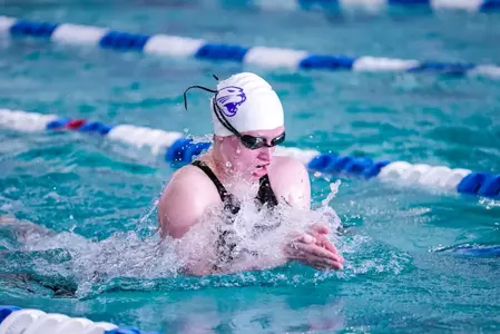 UNI swim and dive: Brayton takes second in 100-yard backstroke Image