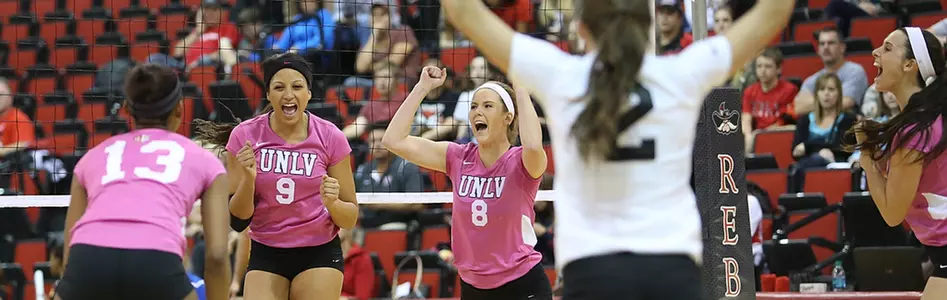 Bree Hammel had match highs in kills, hitting and total blocks in UNLV's 3-0 win over San José State Saturday.