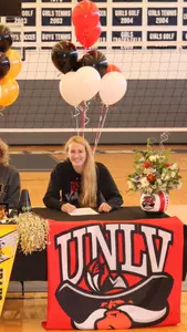 Reghan Pukis, a senior at Bellarmine Prep in Tacoma, Wash., signed a National Letter of Intent to play at UNLV.