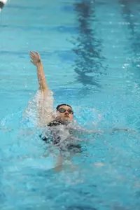 Kristina Hendrick won the 400 IM for the Rebels on Sunday.