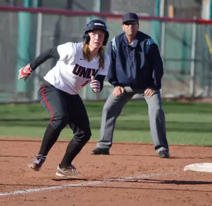 Tayler Van Acker hit a game-tying three-run home run against Arizona in game two of Wednesday's doubleheader.