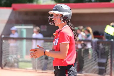 Emily Haslinger earned her first conference player of the week award Tuesday.
