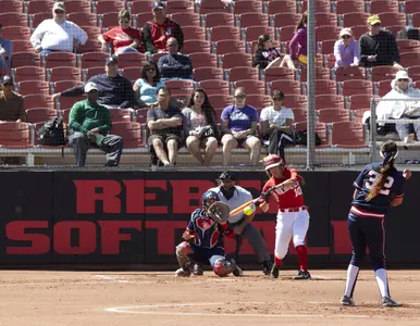 Pauline Monreal went 3-for-4 at the plate with four RBI and two runs scored in Sunday's 9-3 win at Boise State.