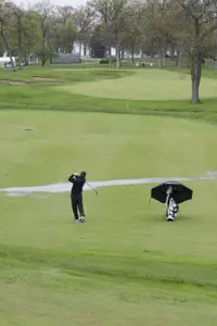 Wet and windy conditions were again present on Friday.