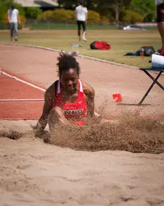 UNLV's Krystal Wharton had a personal-best long jump Friday at the NCAA Outdoor West Preliminary Championships.