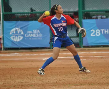Garie Blando helped the Philippine Blu Girls to a gold medal finish at the Southeast Asian Games.