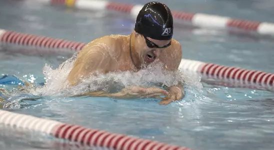 The Rebels won 10 events on Friday over Pacific.