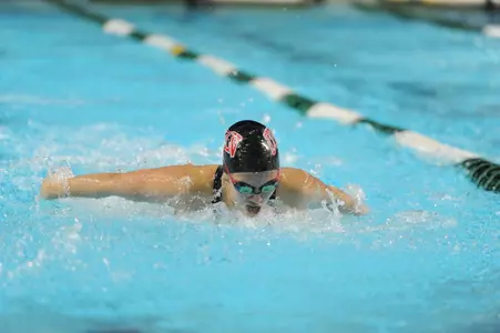 Jessica Wong swam on both UNLV relays on Wednesday night.