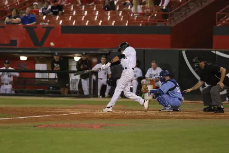Nick Rodriguez's eighth-inning home run proved to be the game-winning run for UNLV Friday.