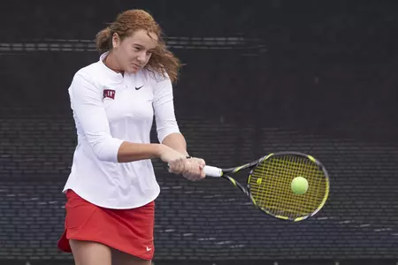 UNLV women's tennis player Anna Bogoslavets on January 9, 2017. (R. Marsh Starks / UNLV Photo Services