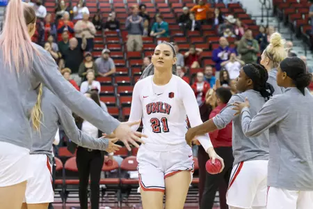 Katie Powell high five
