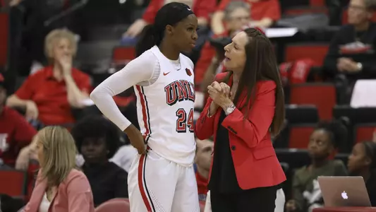 Kathy Oliver coaching up Wade