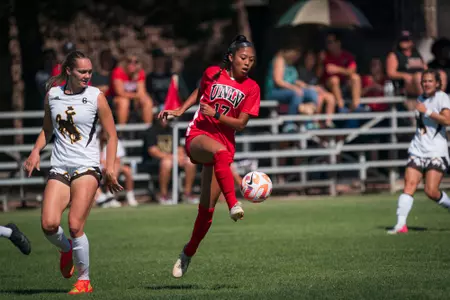 Women's soccer vs Wyoming at Peter Johann Soccer Field on October 9, 2022. Rebels tied 1-1.