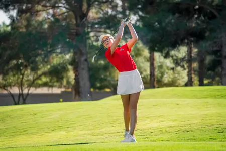 22-23 Women's Golf Practice at Spanish Trail Country Club on October 11, 2022.