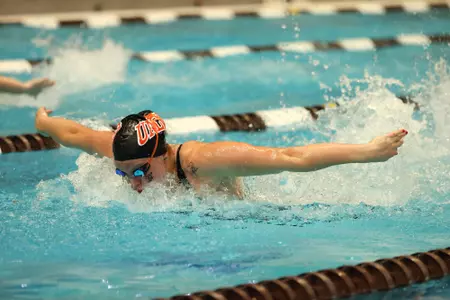 18 FEB 2022: The 2022 Mountain West Womenâ??s Swimming and Diving Championship is held at the Student Recreation Center Natatorium on the campus of Texas A&M University in College Station, TX. (C. Morgan Engel/NCAA Photos)