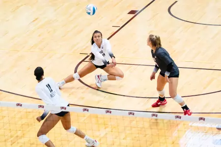 Volleyball vs Weber State University at the Cox Pavilion on September 1, 2022. Rebels won 3-1.