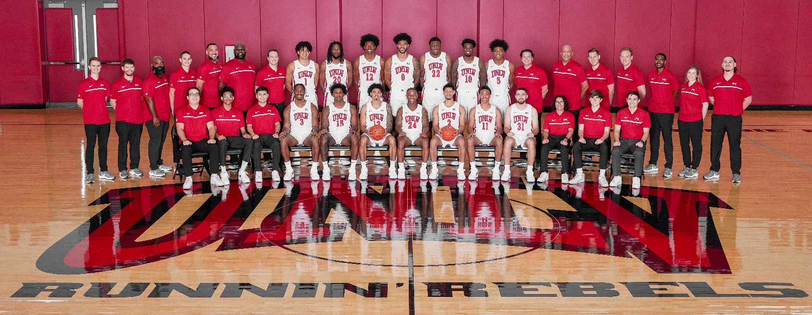 2023-24 UNLV Men's Basketball Team Photo
