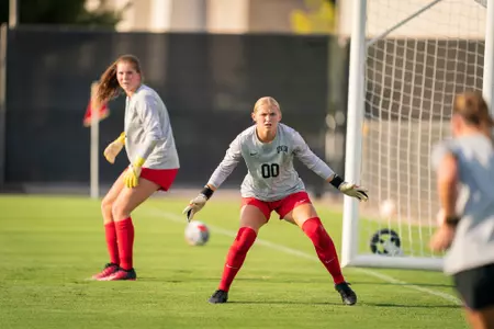 Women’s Soccer vs North Texas at Peter Johann Soccer Field on August 17, 2023. Rebels lost 0-3.