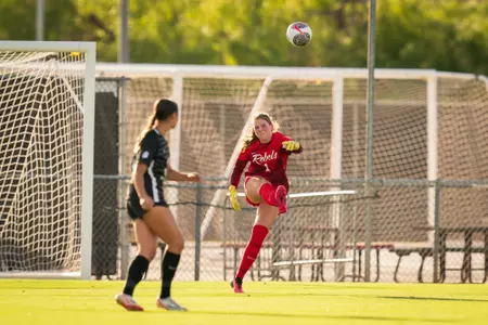 Women’s Soccer vs North Texas at Peter Johann Soccer Field on August 17, 2023. Rebels lost 0-3.