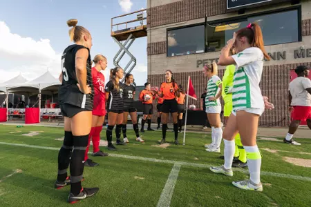 Women’s Soccer vs North Texas at Peter Johann Soccer Field on August 17, 2023. Rebels lost 0-3.