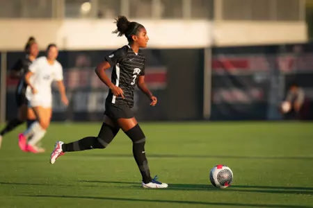 Women’s Soccer vs UC Riverside at Peter Johann Soccer Field on August 24, 2023. Rebels won 3-0.