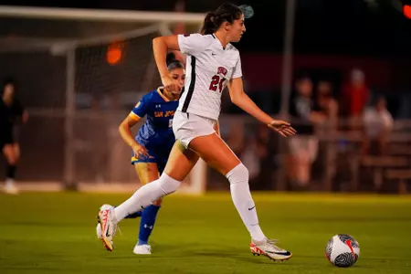 Women’s Soccer vs San Jose State at Peter Johann Soccer Field on September 28, 2023. Rebels lost 0-3.
Kaitlyn Kowalchuk (24)
