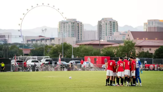Men's Soccer Huddle