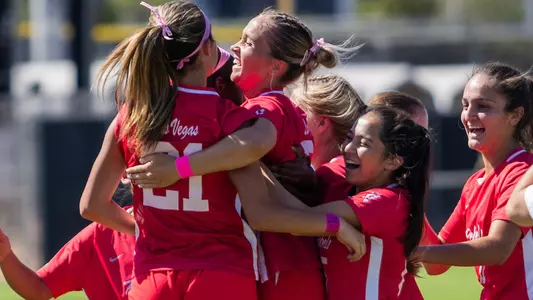 Women's Soccer Celebration