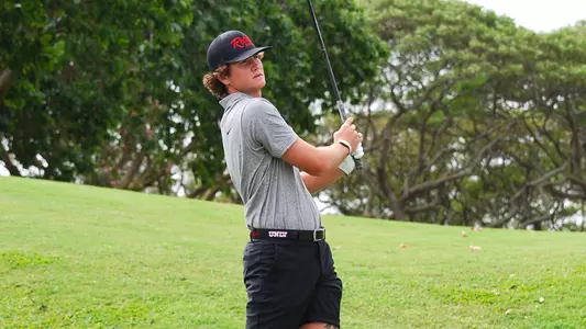 Men's Golf - Wyatt Plattner at the John A. Burns Intercollegiate