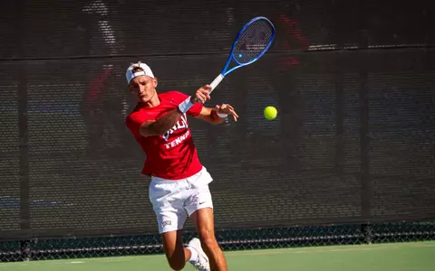 Men’s Tennis vs ITA Regional at Fertitta Tennis Complex on October 16, 2025.
Ilia Snitari