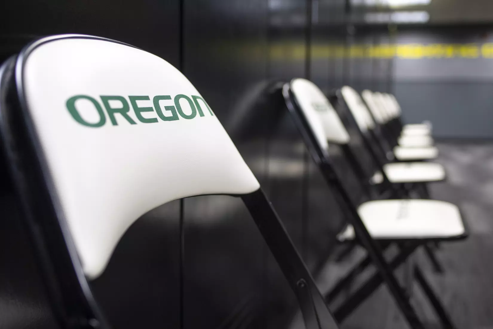 The Oregon Ducks Menâ??s Tennis locker room at Mac Court and the Student Tennis Center in Eugene, Oregon on February 02, 2022 (Isaac Wasserman/ Eric Evans Photography)