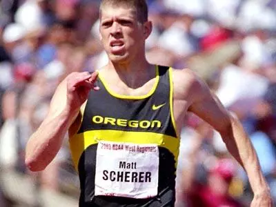 Matthew Scherer, University of Oregon Track 2003