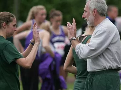 Meriel Hartling & Vin Lananna, 2005 Oregon Cross Country.
