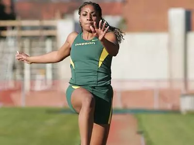 Lauryn Jordan, 2005 Oregon Track & Field.