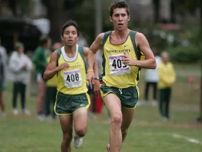 Esteban Trujillo, Zach Done (L-R), 2005 Oregon Cross Country.