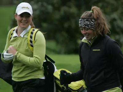 Cathryn Bristow & Kim McCready, University of Oregon Golf 2007