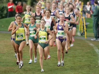 Alexandra Kosinski and Nicole Blood, 2007 Oregon Cross Country