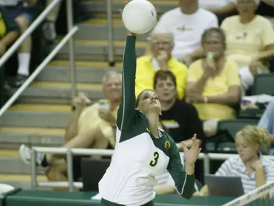 Gorana Maricic, 2008 Oregon Volleyball - Photo by Eric Evans, Copyright 2008.