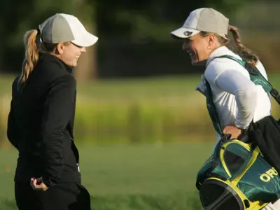 Meredith Jones & Cathryn Bristow. 2008-09 Oregon Women's Golf