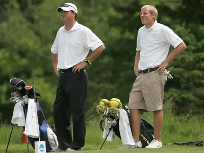 Casey Martin, Jack Dukeminier, 2008 NCAA Champs, West Lafayette, Ind., 5/29/08