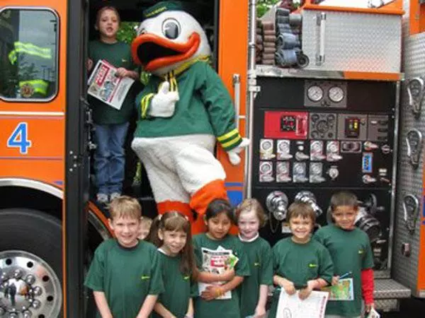 Quackin' Action Teams Ducks with Springfield Youth